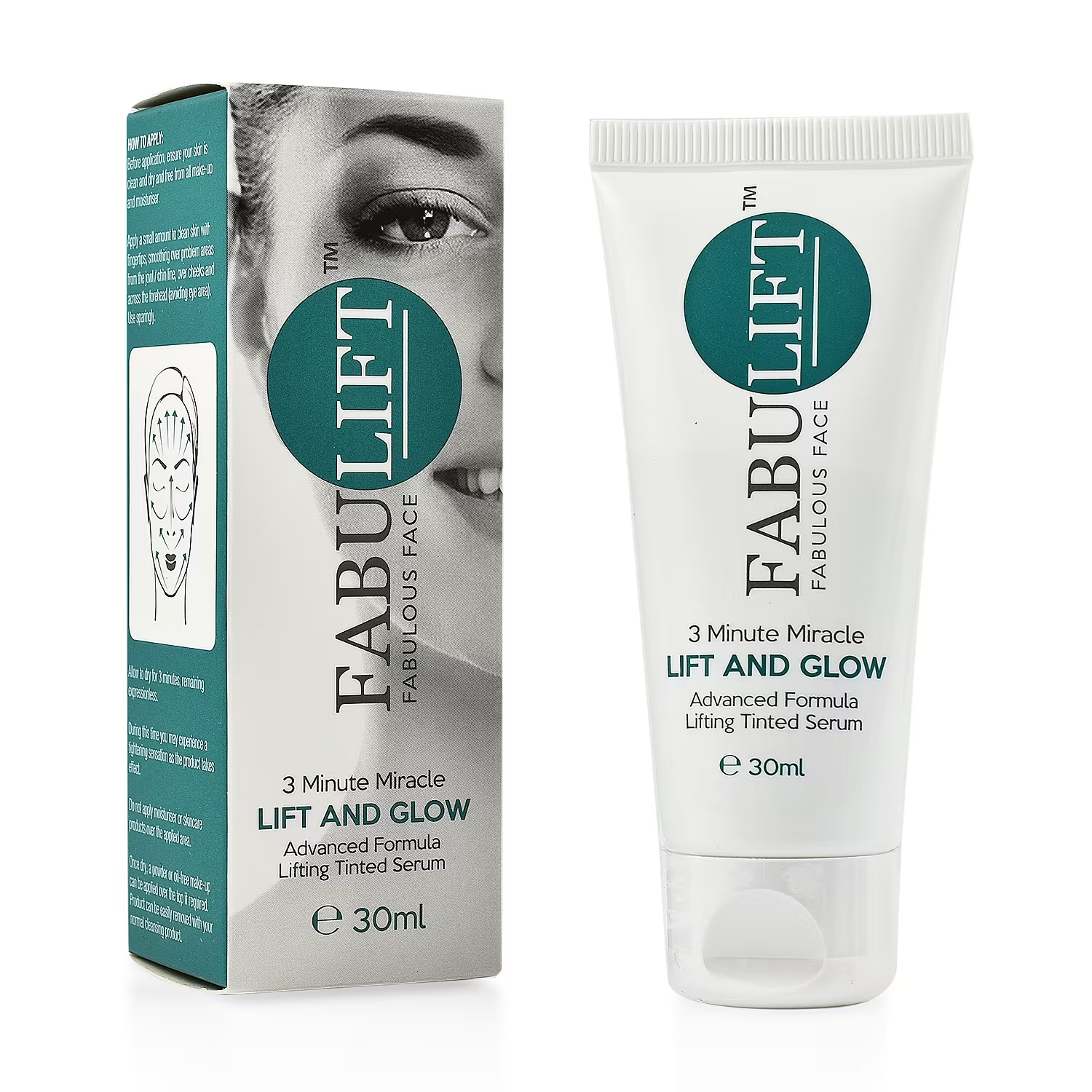 Fabulous Face 3 Minute Miracle Lift and Glow Instant Tinted Face Serum 30ml
